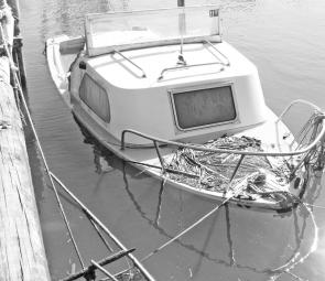 A little rain and wind and your moored boat can face real problems. 